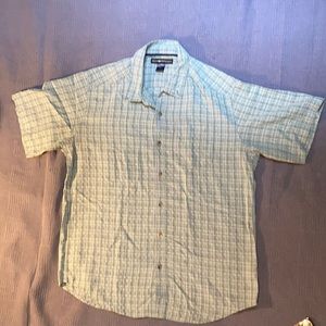 Mens S/S XL Ex-Officio shirt in check pattern
